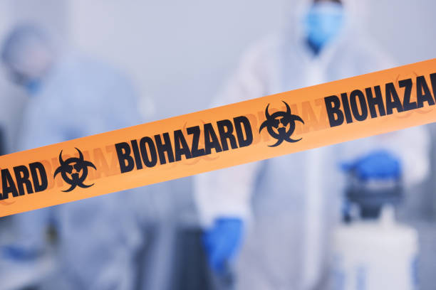 Professional Infectious Disease Decontamination technician working in Ball Ground, GA